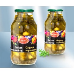 Огурцы маринованные, 1750мл